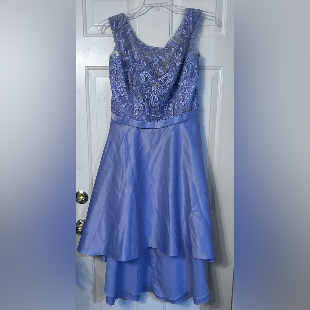 Angelina Faccenda by Madeline Gardner lavender formal dress, plus size 24